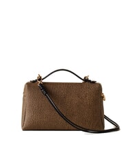 BORBONESE GEMINI Bolso peque&ntilde;o tipo ba&uacute;l con correa para el hombro op natural / negro - Bolsos Mujer - 4