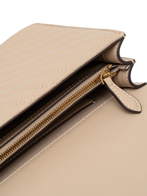 CLASSIC LOVE ONE Bolso de napa beige-gris ahumado-oro antiguo - Bolsos Mujer