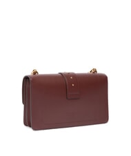 PINKO LOVE ONE CLASSIC Bolso bandolera de piel con solapa - Bolsos Mujer