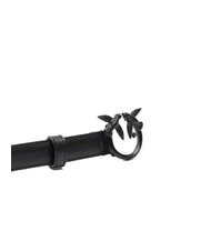 PINKO LOVE BERRY Cintur&oacute;n de piel con bloques de color color del bloque de limusina negra - Cinturones - 5