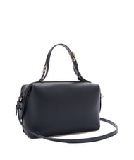 FURLA DOUBLE Bolso bandolera de piel con correa para el hombro azul tinta - Bolsos Mujer - 2