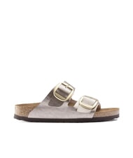 BIRKENSTOCK ARIZONA BIG BUCKLE Zapatilla met&aacute;lica con hebillas gris topo - Zapatos Mujer - 2
