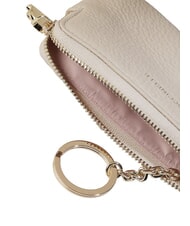 COCCINELLE C-ME SOFTY  Estuche para llaves/monedero de cuero concha de arena - Carteras Mujer - 3