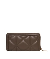 LOVE MOSCHINO EMBOSSED Cartera mediana con cremallera lodo - Carteras Mujer - 3