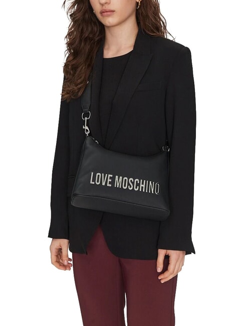 BOLD LOVE Bolso de hombro laca negra - Bolsos Mujer
