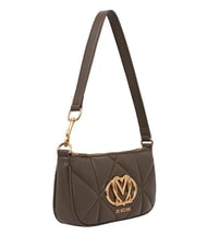 LOVE MOSCHINO EMBOSSED Bolso de hombro peque&ntilde;o lodo - Bolsos Mujer - 2