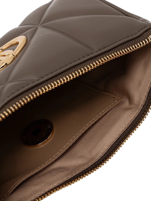 EMBOSSED Bolso de hombro peque&ntilde;o lodo - Bolsos Mujer