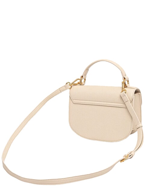 HEART TURNLOCK Mini bolso con bandolera Marfil - Bolsos Mujer