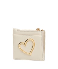 LOVE MOSCHINO HEART TURNLOCK Tarjetero / Monedero Marfil - Carteras Mujer - 2