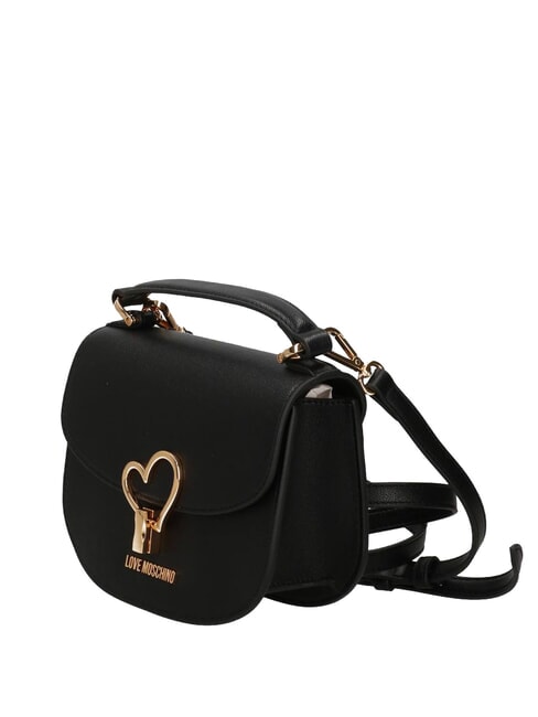 HEART TURNLOCK Mini bolso con bandolera negro - Bolsos Mujer