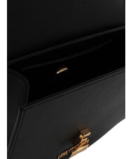 LOVE MOSCHINO HEART TURNLOCK Mini bolso con bandolera negro - Bolsos Mujer - 4