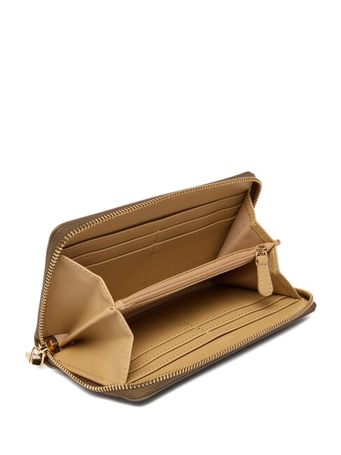 EMBOSSED Cartera grande con cremallera lodo - Carteras Mujer