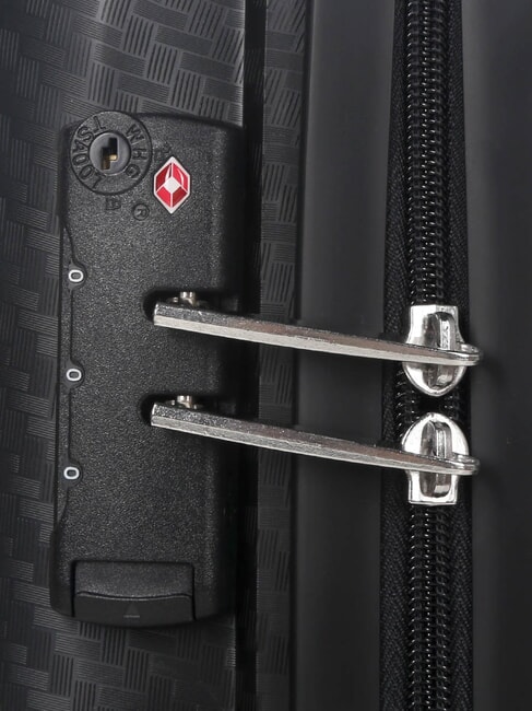 BINALONG Juego de 3 carros: cabina+mediano, grande exp negro - Set Trolley