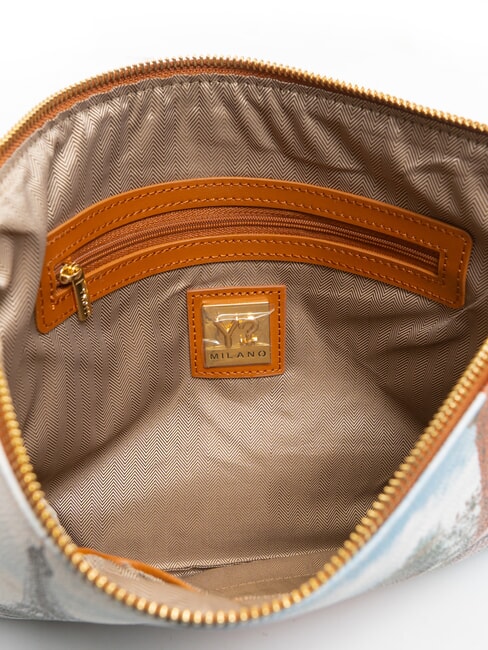 YESBAG Bolso de mano grande con bandolera met&aacute;lica As&iacute; es la vida - Bolsos Mujer