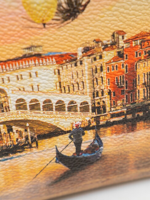 YESBAG Cartera de mano con correa para el hombro Venecia navide&ntilde;a - Bolsos Mujer