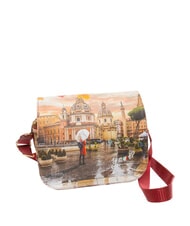 YNOT YESBAG Bolso de hombro con dos compartimentos Roma lloviendo - Bolsos Mujer - 2