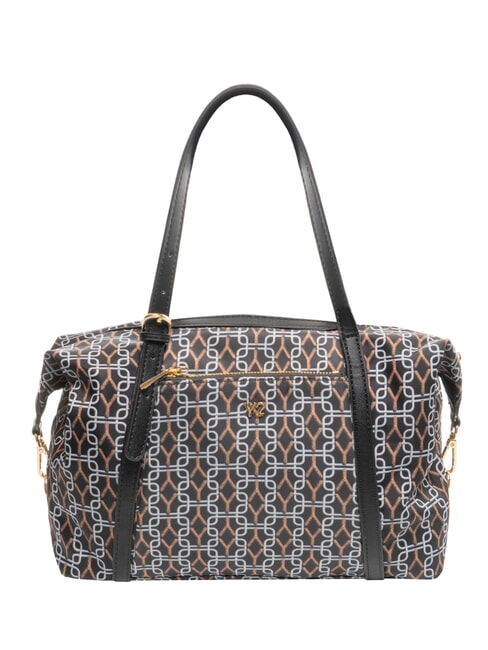 AUDREY Bolso de hombro con logotipo por todas partes NEGRO - Bolsos Mujer