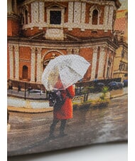 YNOT YESBAG Mochila grande con bolsillo Roma lloviendo - Bolsos Mujer - 3