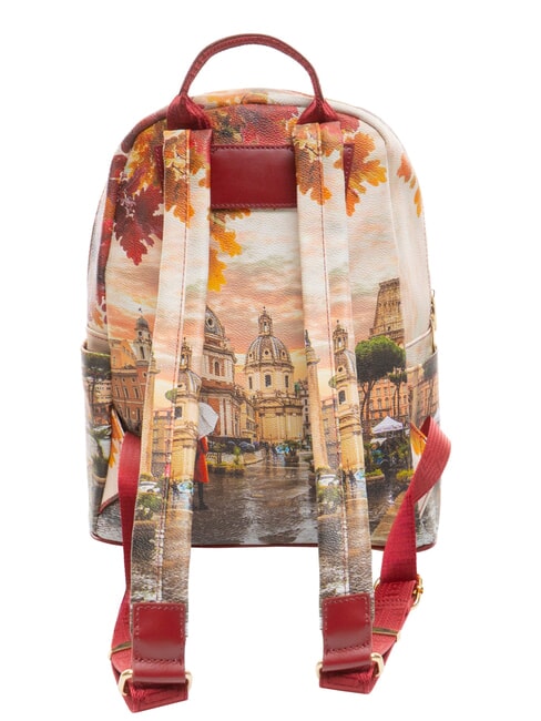 YESBAG Mochila grande con bolsillo Roma lloviendo - Bolsos Mujer