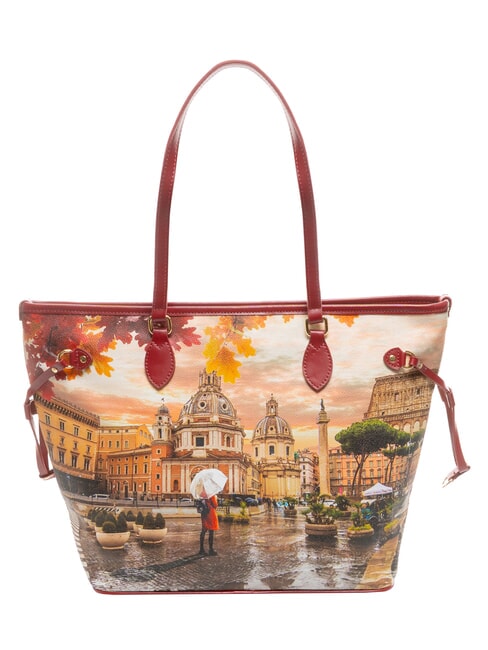 YESBAG Bolsa de compras grande Roma lloviendo - Bolsos Mujer
