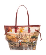 YNOT YESBAG Bolsa de compras grande Roma lloviendo - Bolsos Mujer - 4