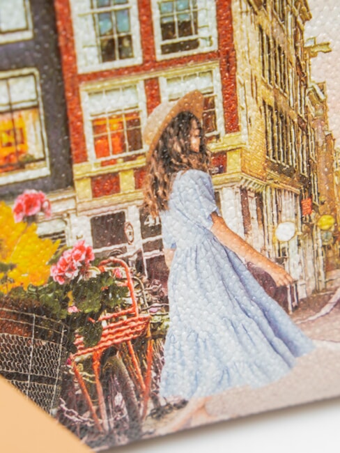 YESBAG Bolso de mano mediano con pu&ntilde;o Sue&ntilde;os holandeses - Bolsos Mujer