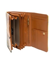 YNOT YESBAG Cartera mediana con solapa flor amarilla - Carteras Mujer - 2