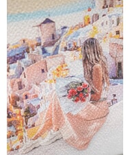 YNOT YESBAG Bolso de mano mediano con pu&ntilde;o Puesta de sol en Grecia - Bolsos Mujer - 3