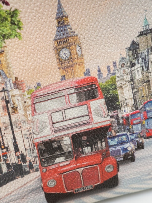 YESBAG Bolso de mano mediano con pu&ntilde;o Arco&iacute;ris de Londres - Bolsos Mujer