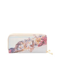 YNOT YESBAG Cartera grande con dos cremalleras Puesta de sol en Grecia - Carteras Mujer - 3