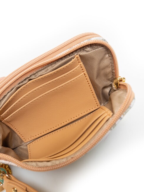 YESBAG SPECIAL Estuche para tarjetas con doble cremallera Rosa inglesa - Carteras Mujer