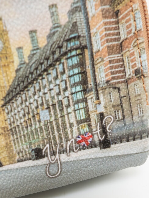 YESBAG SPECIAL Estuche para tarjetas con doble cremallera Rosa inglesa - Carteras Mujer