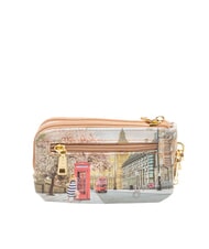 YNOT YESBAG SPECIAL Estuche para tarjetas con doble cremallera Rosa inglesa - Carteras Mujer - 5