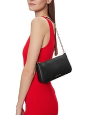 MICHAEL KORS EMPIRE Bolso de hombro de piel negro - Bolsos Mujer - 5