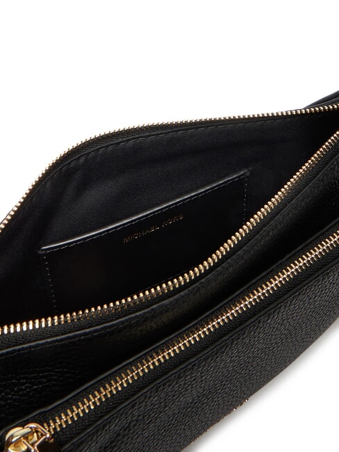 JET SET Bolso de hombro de piel negro - Bolsos Mujer