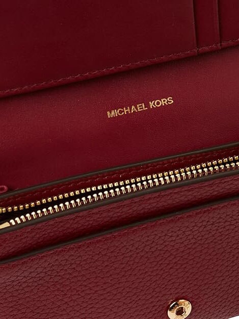 JET SET Cartera mediana de piel mora - Carteras Mujer