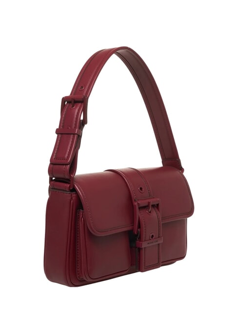 COLBY Bolso de hombro mediano de piel mora - Bolsos Mujer
