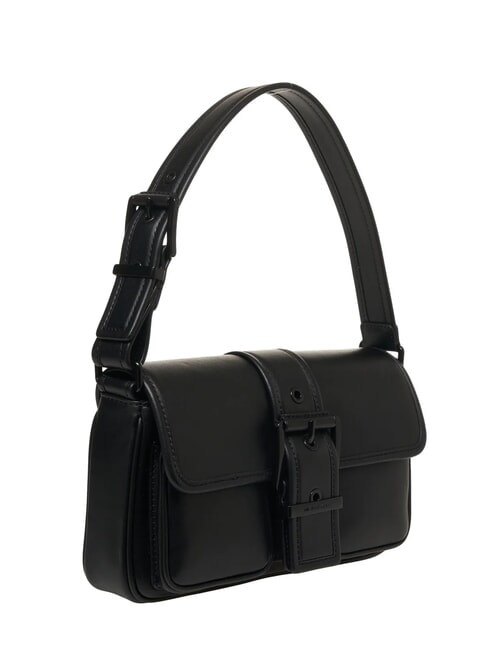 COLBY Bolso de hombro mediano de piel negro - Bolsos Mujer