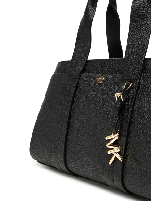 ROMEE Bolso de piel tipo cartera con bandolera negro - Bolsos Mujer