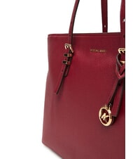 MICHAEL KORS QUINN Bolsa de compras de cuero mora - Bolsos Mujer - 3