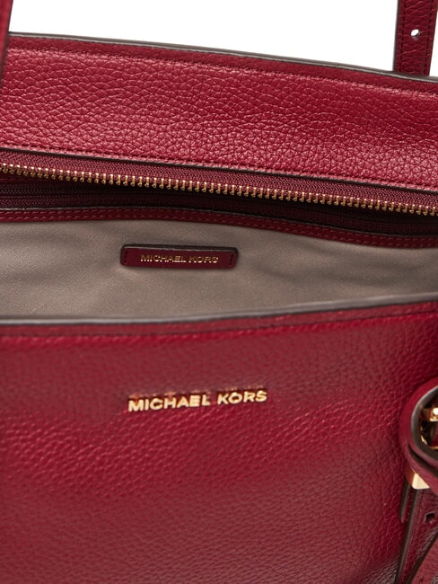 QUINN Bolsa de compras de cuero mora - Bolsos Mujer