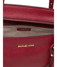 MICHAEL KORS QUINN Bolsa de compras de cuero mora - Bolsos Mujer - 6