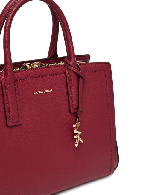 LAILA Bolso de piel con bandolera mora - Bolsos Mujer