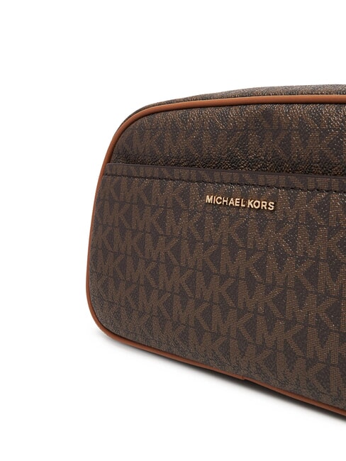 JET SET Bolsa para c&aacute;mara con estampado integral marr&oacute;n/bellota - Bolsos Mujer