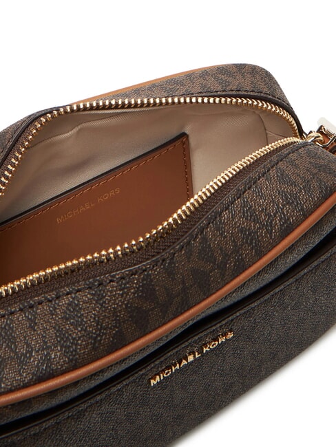 JET SET Bolsa para c&aacute;mara con estampado integral marr&oacute;n/bellota - Bolsos Mujer