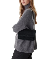 MICHAEL KORS CLAIRE Bolso de hombro de ante negro - Bolsos Mujer - 5