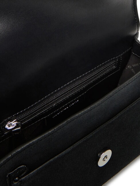 CLAIRE Bolso de hombro de ante negro - Bolsos Mujer