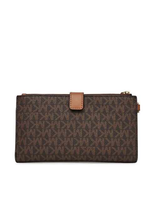 JET SET Cartera de mano con correa de mu&ntilde;eca marr&oacute;n - Bolsos Mujer