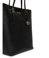 MICHAEL KORS QUINN Bolso de compras vertical de cuero negro - Bolsos Mujer - 3