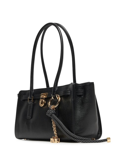 HAMILTON MODERNE Bolso de hombro de piel negro - Bolsos Mujer